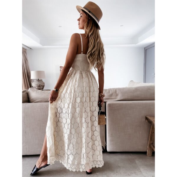 Sling Stitching Casual Jumpsuit Hollow Jumpsuit - Image 4