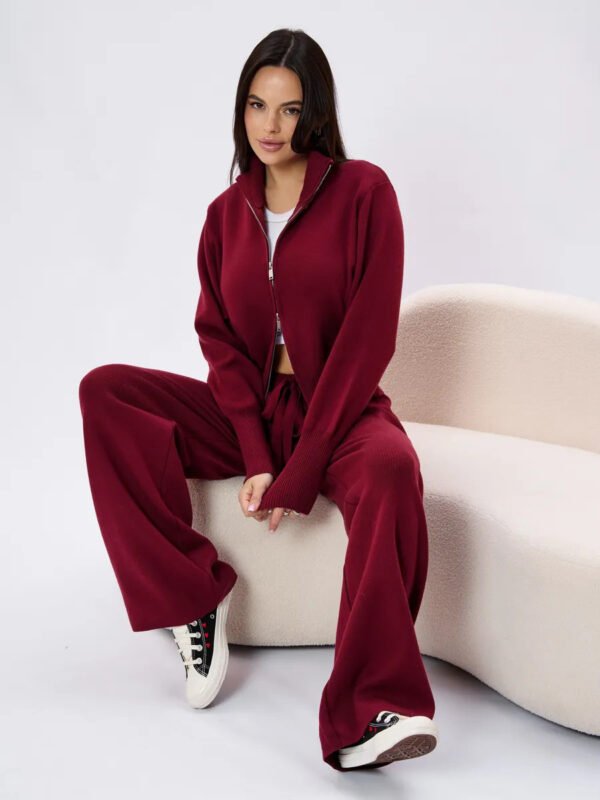 Two-piece Set Casual Cardigan Suit Women - Image 7