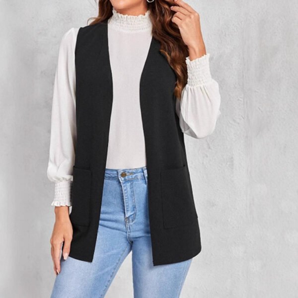 European And American Style Women New Knit Casual Cardigan Sleeveless - Image 8