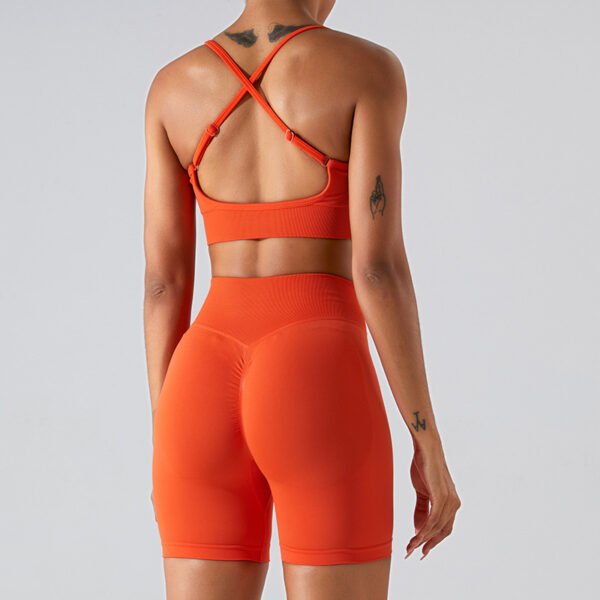 Women's Seamless Beauty Back Exercise Yoga Clothes - Image 3
