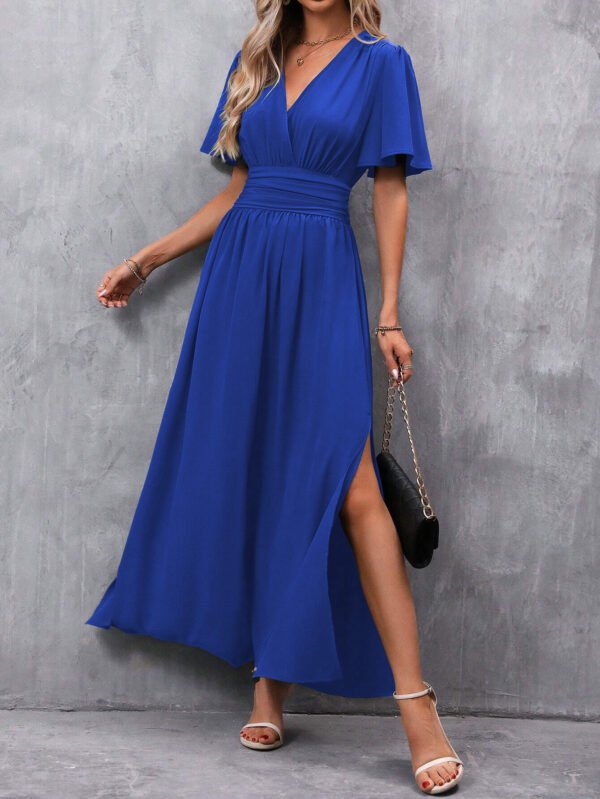 Fashionable Elegant Split Dress Women's Clothing - Image 5
