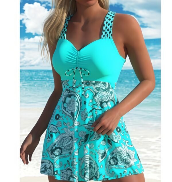 Split Sexy Bikini Conservative Skirt Boxer Pure Desire Beach Swimsuit Women - Image 2