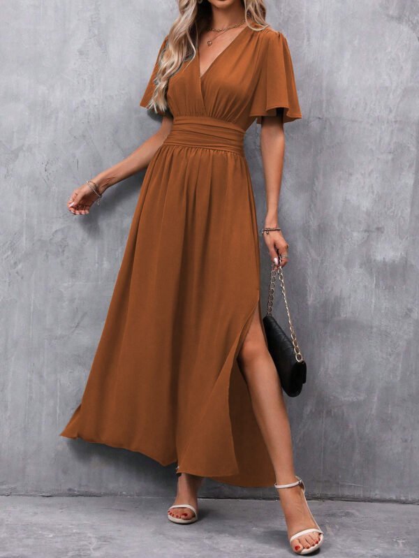 Fashionable Elegant Split Dress Women's Clothing - Image 9