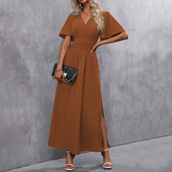 Fashionable Elegant Split Dress Women's Clothing - Image 3
