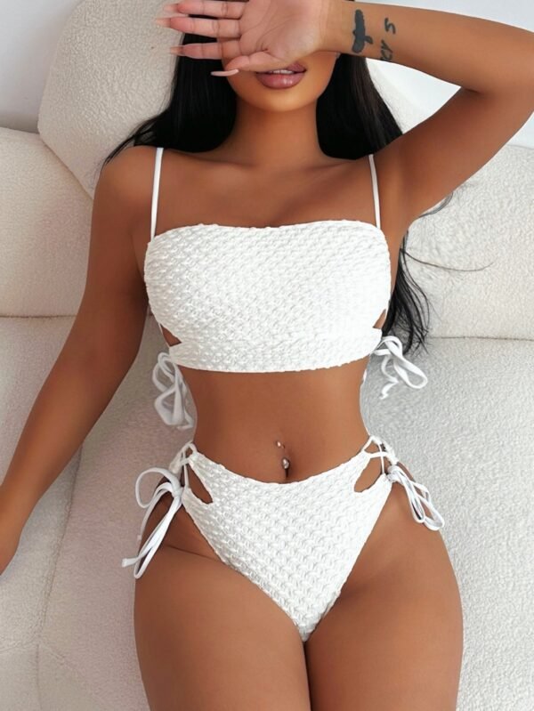 Creamy-white Sexy Swimsuit Women - Image 5