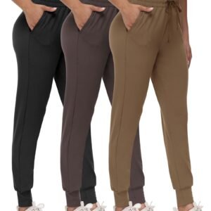 Sweatpants - 3 Pieces Of Cropped New Style Black Mocha Coffee