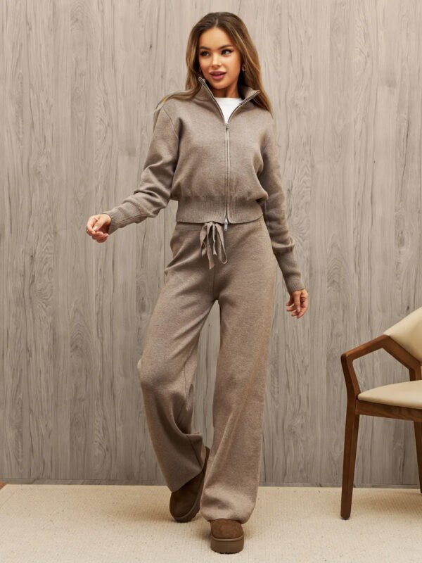 Two-piece Set Casual Cardigan Suit Women - Image 9