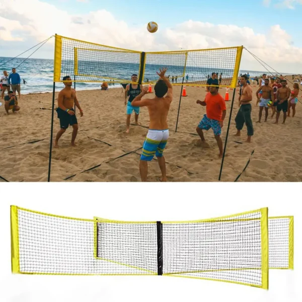 Multi-player Cross Volleyball Net Sports Equipment Team-Game Training Indoor Outdoor Sports High Durable Quality - Image 3