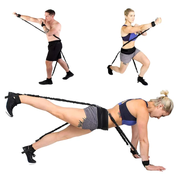 Fitness Boxing Training Resistance Band Set Stretching Strap Exercise Belt For Boxing Basketball Jump Strength Training - Image 6