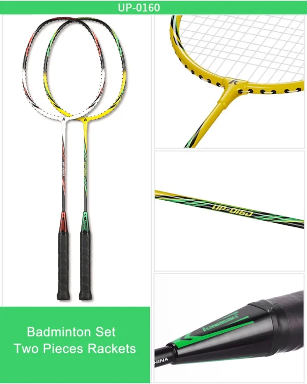 Kawasaki Badminton Racket 1U Aluminum Alloy Frame Badminton Racquet With String UP-0160 With Free Gift Shuttlecock - Image 3