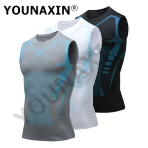 3 Pcs/Lot Men's Sleeveless T-Shirts Base Layer Vest Basketball Cycling Yoga Sports Tight Gym Fitness Running Top Outdoor Tank