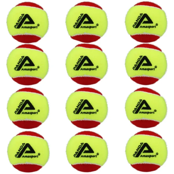 3~12Pack Tennis Balls for Kids 75% Low Compression Stage Kids Tennis Ball Bulk for Beginners Ball Training Transition Practicing