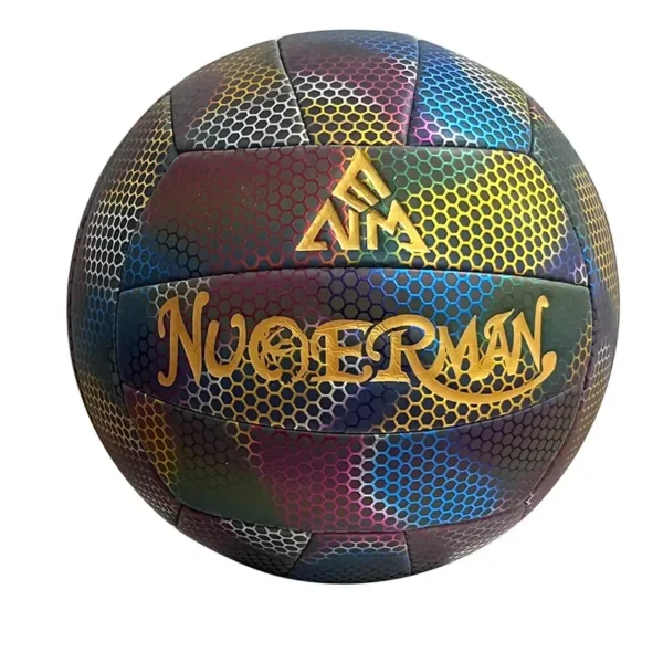 Volleyball Reflective Manufacturers Wholesale Colorful Glow PU Machine Sewing School Outdoor Sports Ball Products - Image 5