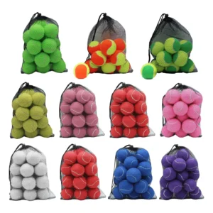 20 Pack of Tennis Balls for Training And Exercise 2.52" Diameter for Outdoor Activities