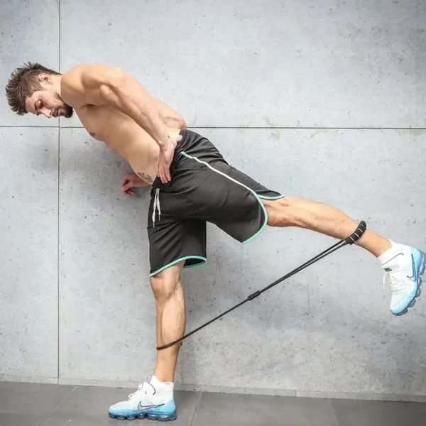 Rope 8 Word Resistance Band For Men Womens Exercise Band Chest Expander Fitness Pulling Elastic Exercise Muscle Training Tubing - Image 2