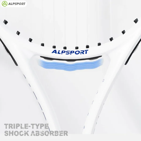 ALPSPORT Carbon Fiber Tennis Racket T800 18K-Professional Grade with Bag&Strap Lightweight Training Racquet for Adults Men&Women - Image 3