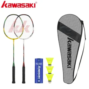 Kawasaki Badminton Racket 1U Aluminum Alloy Frame Badminton Racquet With String UP-0160 With Free Gift Shuttlecock