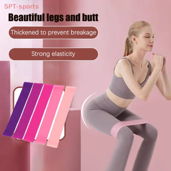 Yoga Fitness Elastic Band Resistance Band Buttocks Men And Women Strength Training Tension Band Mini-Shape Tension Ring - Image 2