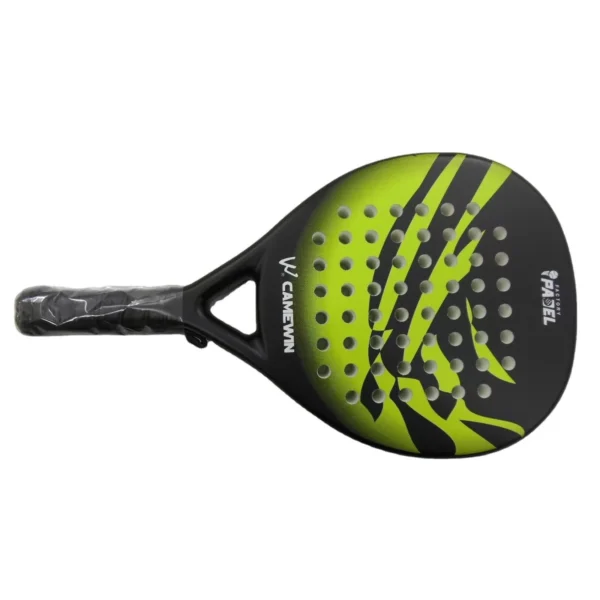 Camwin Padel Racket Carbon Fiber Surface with EVA Memory Flex Foam Core Lightweight Padel Racquet With Padel bag - Image 5