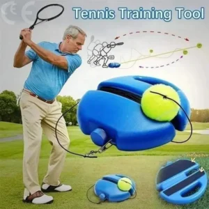 Improve Your Tennis Skills Anywhere With Rebound Balls And Elastic Rope Base - Perfect For Indoor And Outdoor Training