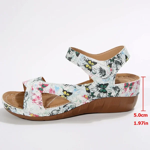 Women's Sandals 2025 Summer Sandals Women Heels Sandalias De Mujer Casual Wedges Footwear Summer Shoes Woman Soft Heeled Sandals - Image 5