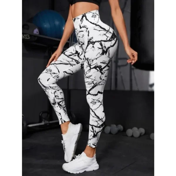 Seamless High Waist Leggings Women Tie Dye Leggings Fitness Sports Running Yoga Pants Hip Liftting Elastic Knitting Tights - Image 2