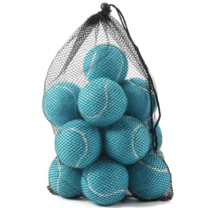 12 Pack Advanced Training Tennis Balls Practice Balls,Come with Mesh Bag for Easy Transport,Good for Beginner Training Ball Blue