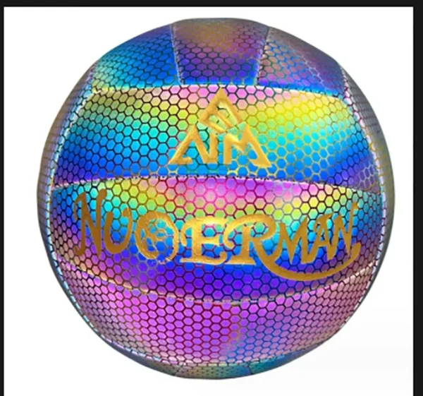 Volleyball Reflective Manufacturers Wholesale Colorful Glow PU Machine Sewing School Outdoor Sports Ball Products - Image 3